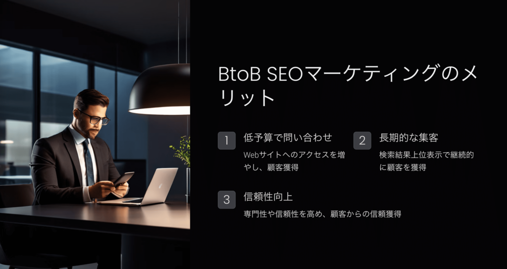 BtoBでSEOマーケティングに取り組むメリット3選