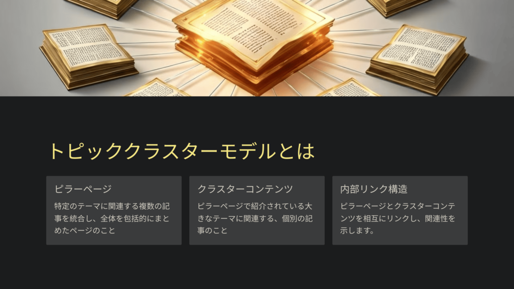 トピッククラスターモデルとはSEO評価を高めるサイト構造