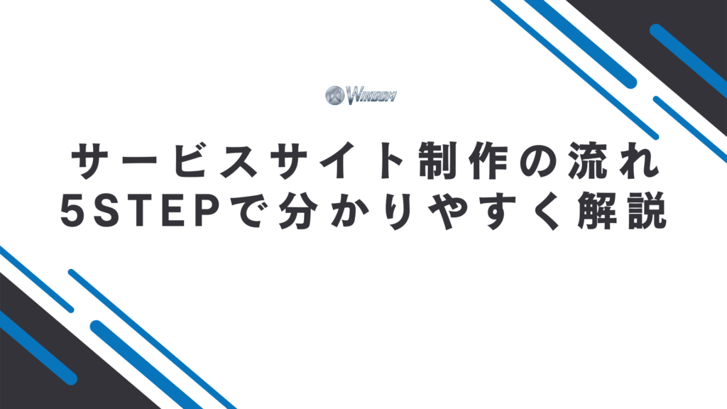 サービスサイト制作の流れ