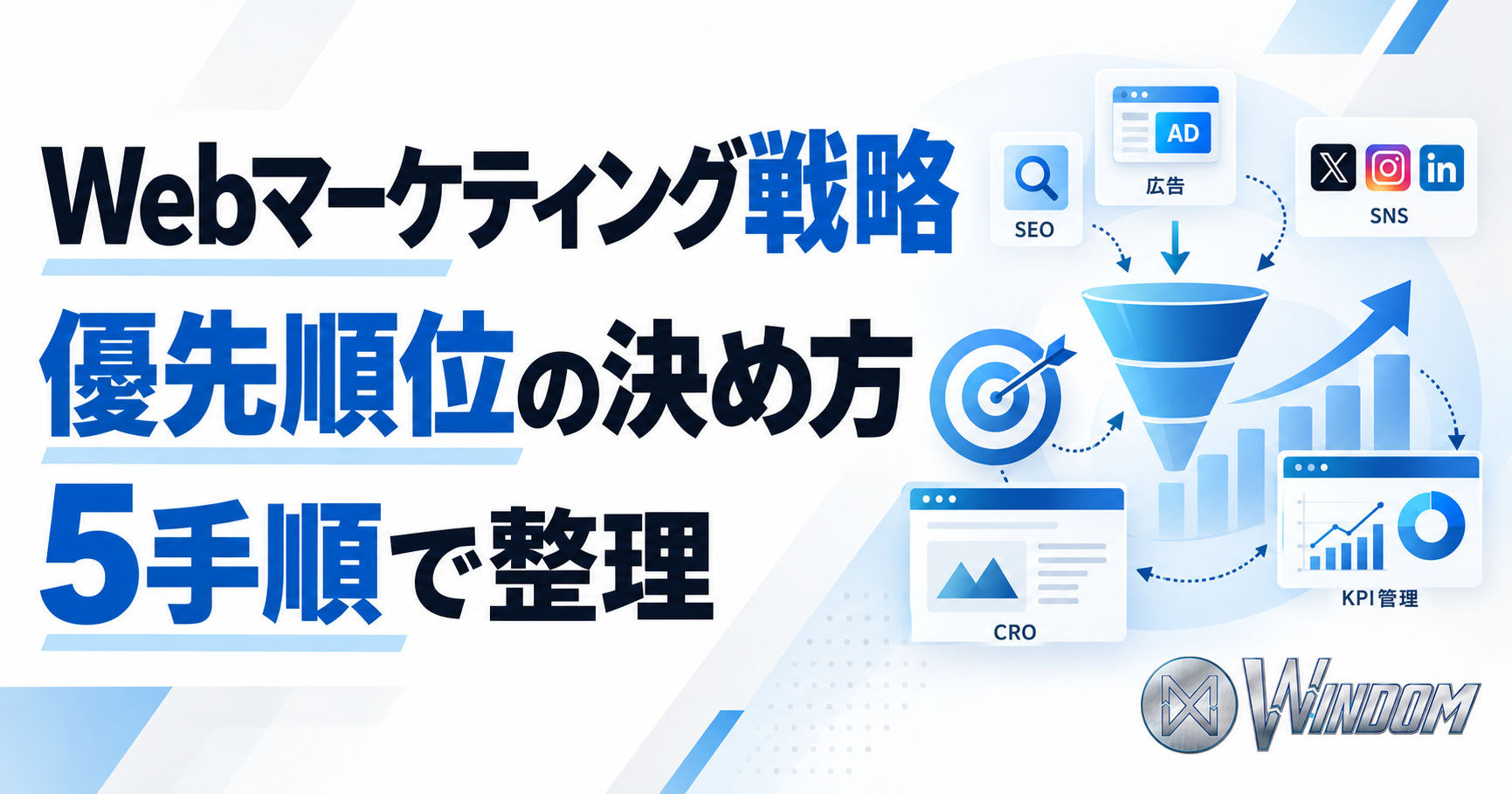 Webマーケティング戦略の立て方とは？基本の3ステップとフレームワーク
